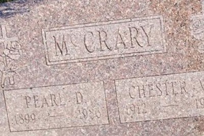 Pearl D McCrary on Sysoon