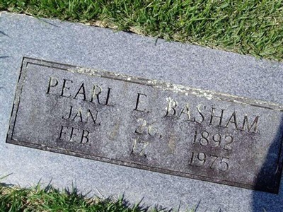 Pearl Emor Basham on Sysoon