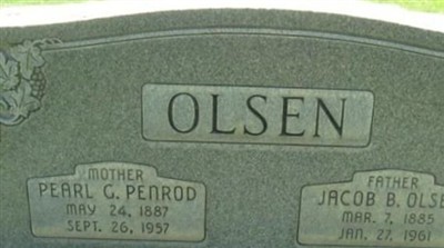 Pearl Geneva Penrod Olsen on Sysoon