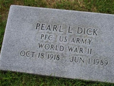 Pearl L. Dick on Sysoon