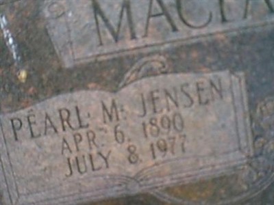 Pearl M. Jensen Macfarlane on Sysoon