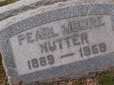 Pearl Moore Nutter, Find a grave on Sysoon Pearl Moore Nutter on Sysoon