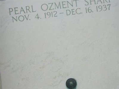 Pearl Ozment Sharp on Sysoon
