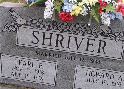 Pearl P Shriver on Sysoon