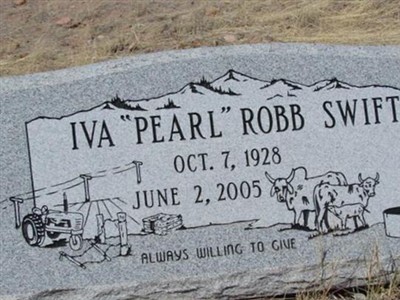 Pearl Robb Swift on Sysoon