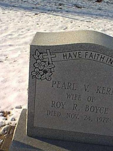 Pearl Virginia Kern Boyce on Sysoon