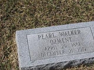 Pearl Walker Ozment on Sysoon