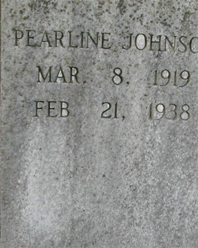 Pearline Johnson on Sysoon