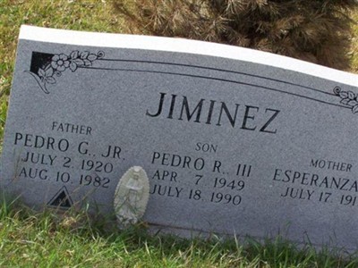 Pedro G Jimenez, Jr on Sysoon