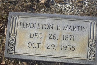 Pendleton F Martin on Sysoon