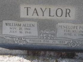 Penelope Harrison "Nep" Poole Taylor on Sysoon