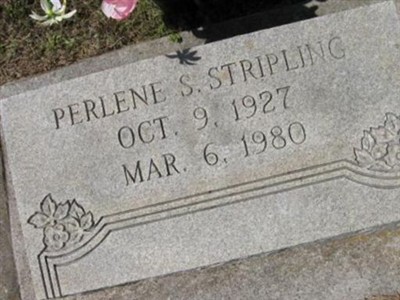 Perlene S. Stripling on Sysoon