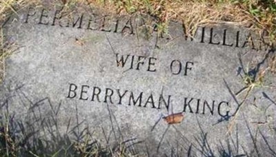 Permelia A. Williams King on Sysoon