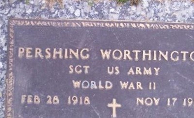Pershing Lorrel Worthington on Sysoon