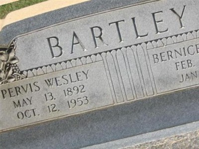 Pervis Wesley Bartley on Sysoon