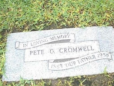 Pete G. Cromwell on Sysoon