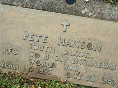 Pete Hanson on Sysoon