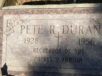 Pete R. Duran on Sysoon