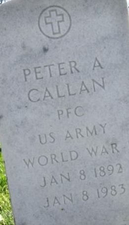 Peter A Callan on Sysoon