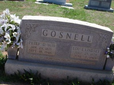 Peter "Bud" Davis Gosnell on Sysoon