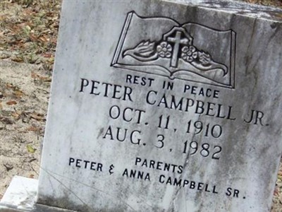 Peter Campbell, Jr on Sysoon