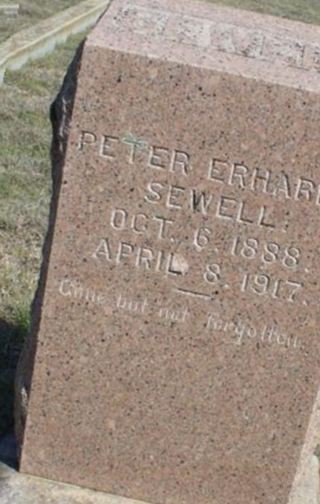 Peter Erhardt Sewell on Sysoon