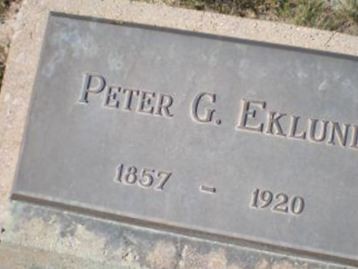 Peter G Eklund on Sysoon