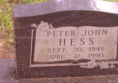 Peter John Hess, Find a grave on Sysoon Peter John Hess on Sysoon
