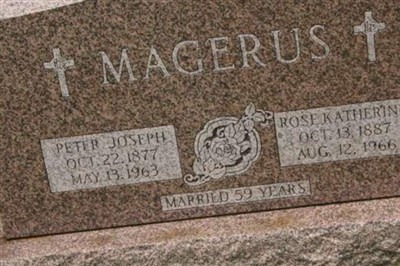 Peter Jospeh Magerus on Sysoon