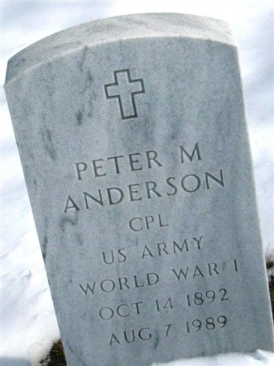 Peter M Anderson on Sysoon