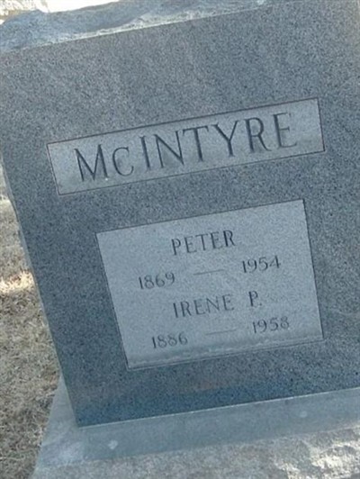 Peter McIntyre on Sysoon