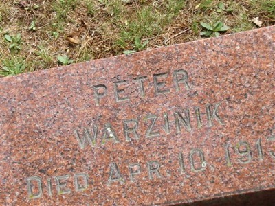 Peter Warzinik on Sysoon