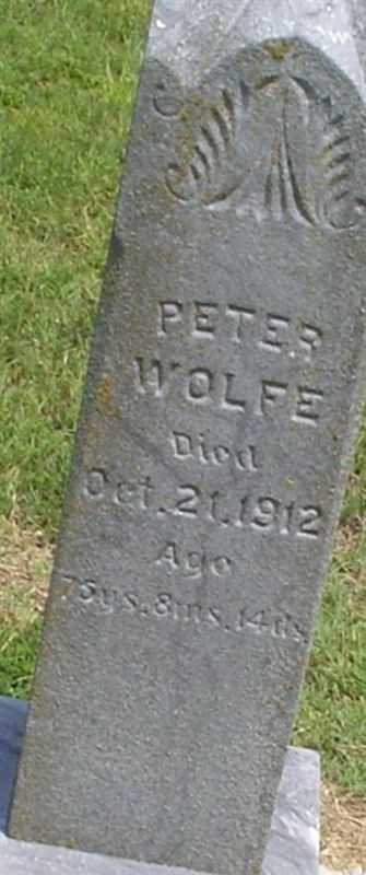 Peter Wolfe on Sysoon