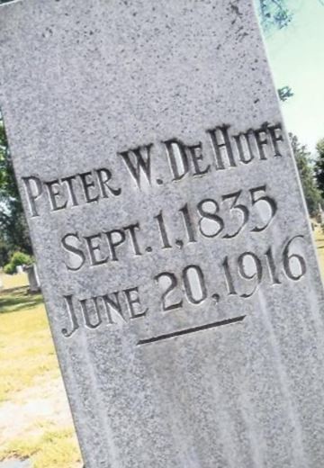 Peter Wolfe De Huff on Sysoon