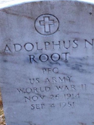 PFC Adolphus N. Root, Find a grave on Sysoon PFC Adolphus N. Root on Sysoon
