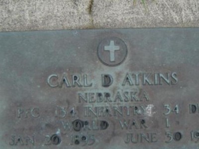 PFC Carl D Atkins on Sysoon