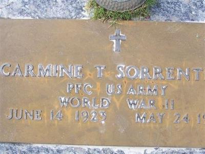 PFC Carmine T Sorrentino on Sysoon