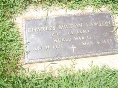 PFC Charles Milton Lawson on Sysoon