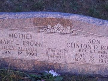 PFC Clinton D Roddy on Sysoon