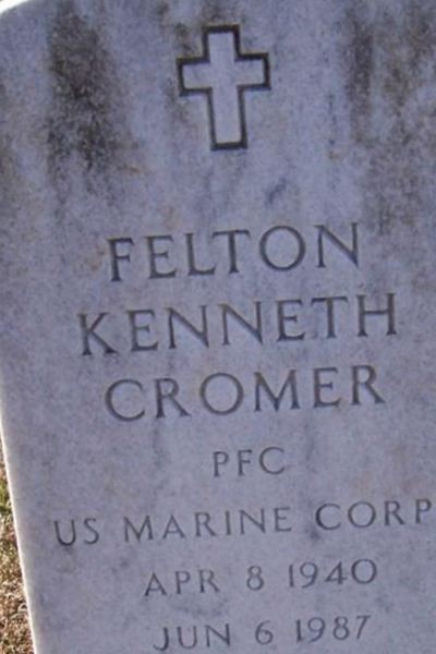 PFC Felton Kenneth Cromer on Sysoon