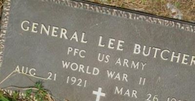 PFC General Lee Butcher on Sysoon