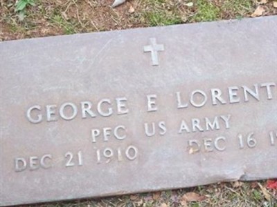 PFC George E Lorentz on Sysoon