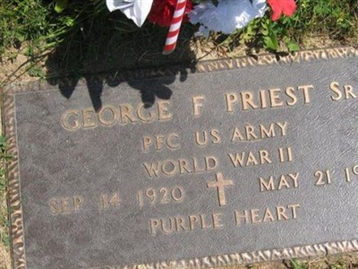 PFC George Frank Priest, Sr on Sysoon