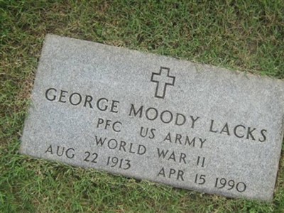 PFC George Moody Lacks on Sysoon