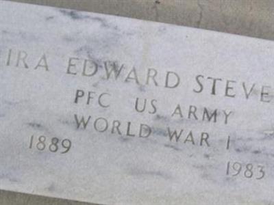 PFC Ira Edward Stevens on Sysoon
