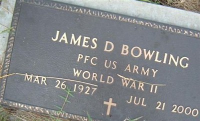 PFC James D. Bowling on Sysoon