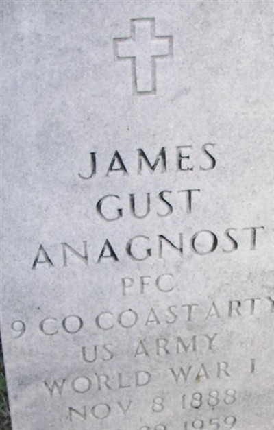 PFC James Gust Anagnost on Sysoon