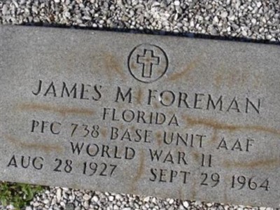 PFC James M Foreman on Sysoon