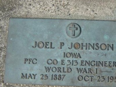 PFC Joel P Johnson on Sysoon