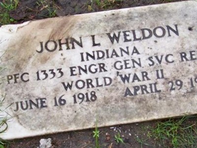 PFC John L Weldon on Sysoon